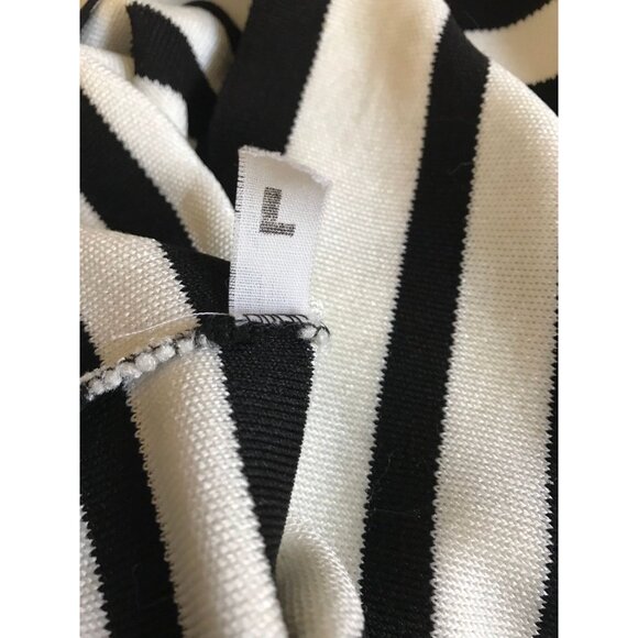 Vintage Women's Cardigan Ann Klein Saks Fifth Avenue Cardigan L Black & White - Picture 6 of 6